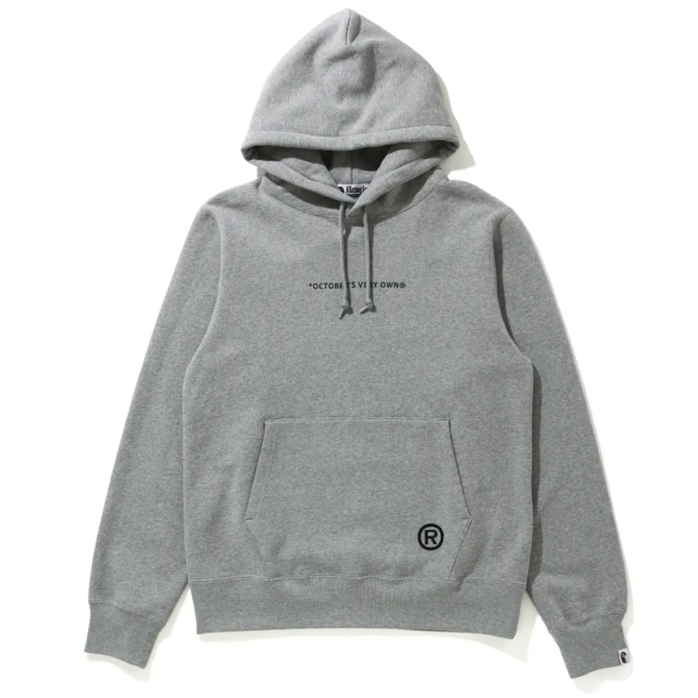 Bape X OVO Drake Graphic Logo Pullover Hoodie Sweatshirt